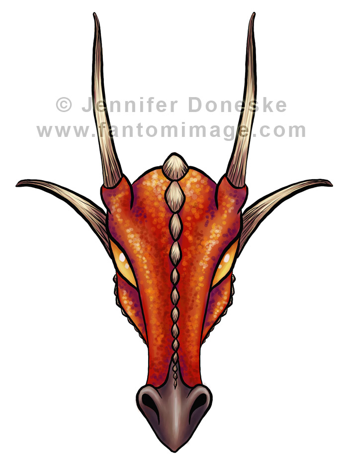 red dragon fire baphomet demon