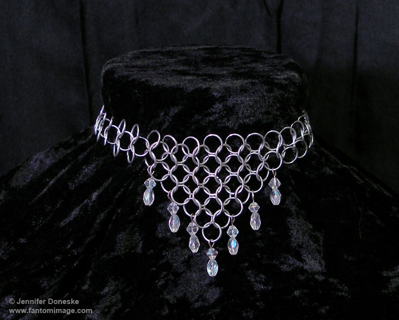 chainmail choker necklace